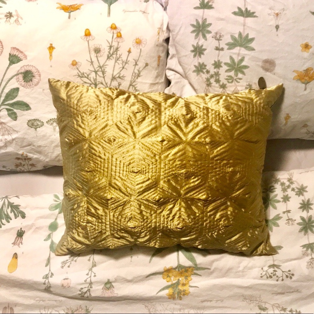 Pier1 chartreuse gold satin